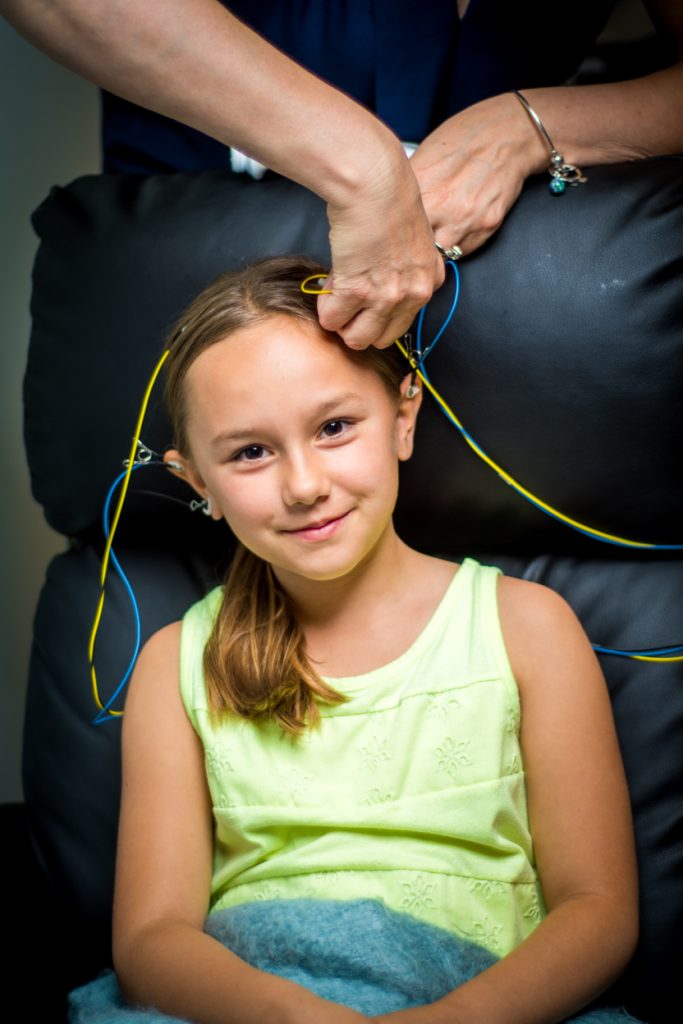 Neurofeedback tréning közben
